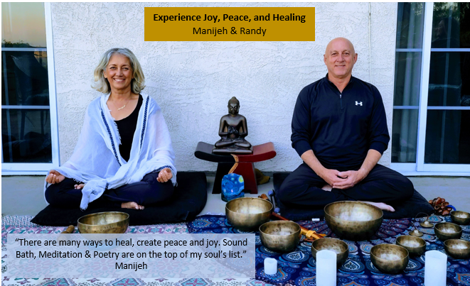 Manijeh & Randy, Poetry & Sound Bath